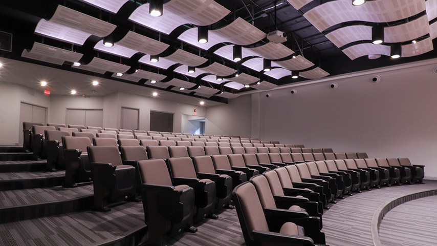 Interior Auditorio Servicios de Apoyo Tec de Monterrey