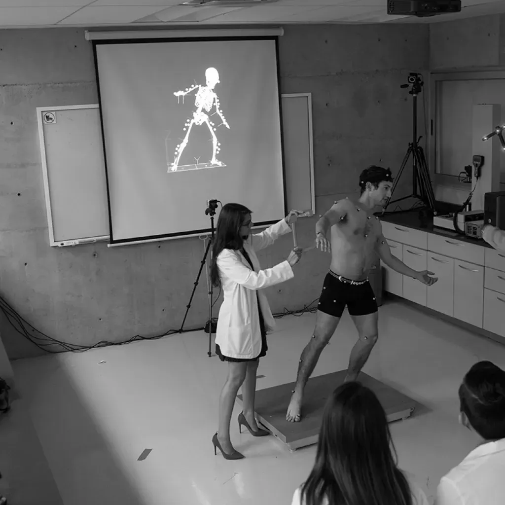 Persona con sensores
