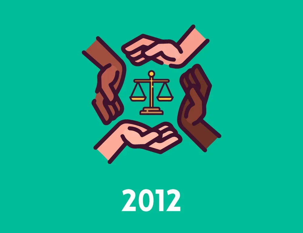 Año 2012 de la Historia del Centro de Reconocimiento de la Dignidad Humana del Tec de Monterrey