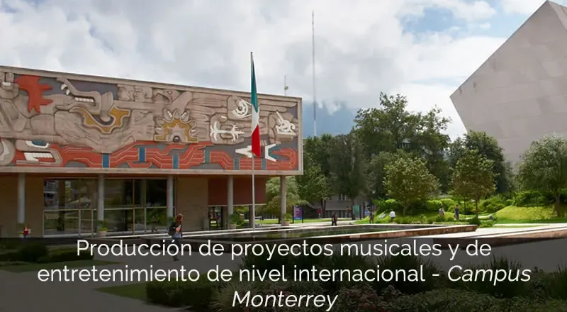 Producción de proyectos musicales y de entretenimiento de nivel internacional